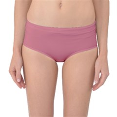 Pink Mauve Mid-waist Bikini Bottoms by snowwhitegirl