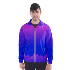 Abstract Bright Color Wind Breaker (men) by Nexatart