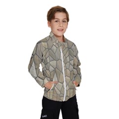 Tile Steinplatte Texture Wind Breaker (kids) by Nexatart