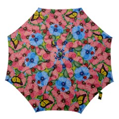 Floral Scene Hook Handle Umbrellas (medium) by linceazul