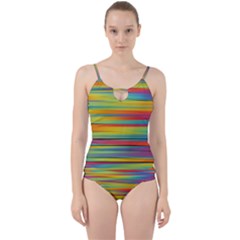 Colorful Background Cut Out Top Tankini Set by Nexatart