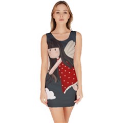 Cupid Girl Bodycon Dress by Valentinaart