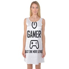 Gamer Sleeveless Satin Nightdress by Valentinaart