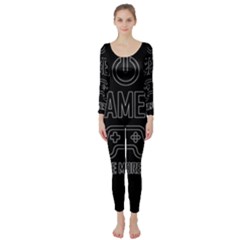 Gamer Long Sleeve Catsuit by Valentinaart