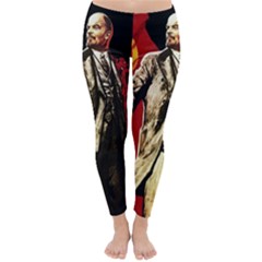 Lenin  Classic Winter Leggings by Valentinaart