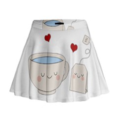 Cute Tea Mini Flare Skirt by Valentinaart