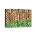 Knitted Wool Square Beige Green Mini Canvas 6  x 4  View1