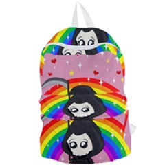 Cute Grim Reaper Foldable Lightweight Backpack by Valentinaart