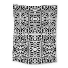 Dark Oriental Ornate Pattern Medium Tapestry by dflcprints