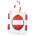 Austria Country Nation Flag Giant Grocery Zipper Tote View2