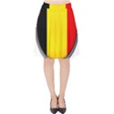 Belgium Flag Country Brussels Velvet High Waist Skirt View1