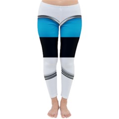 Estonia Country Flag Countries Classic Winter Leggings by Nexatart