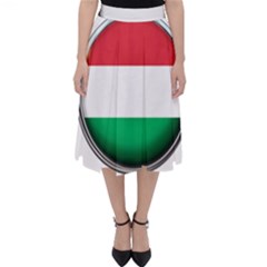 Hungary Flag Country Countries Folding Skater Skirt by Nexatart