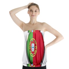 Portugal Flag Country Nation Strapless Top by Nexatart