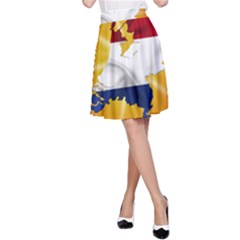 Holland Country Nation Netherlands Flag A-line Skirt by Nexatart