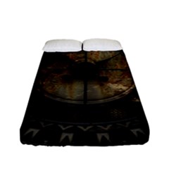 Steampunk, Wonderful Noble Steampunnk Design Fitted Sheet (full/ Double Size) by FantasyWorld7