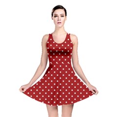 Red Polka Dots Reversible Skater Dress by jumpercat