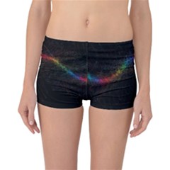 Background Light Glow Lines Colors Reversible Boyleg Bikini Bottoms by Nexatart