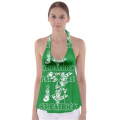  St  Patricks Day  Babydoll Tankini Top by Valentinaart