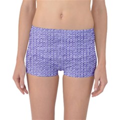 Knitted Wool Lilac Reversible Boyleg Bikini Bottoms by snowwhitegirl