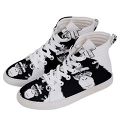 Stop Animal Abuse - Chimpanzee  Women s Hi-top Skate Sneakers by Valentinaart