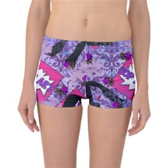 Purlpe Retro Pop Reversible Boyleg Bikini Bottoms by snowwhitegirl