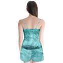 Green Ocean Splash Satin Pajamas Set View2