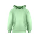    Classic Mint Green & White Herringbone Pattern Kids  Pullover Hoodie View1