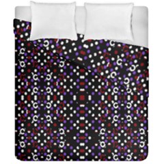 Futuristic Geometric Pattern Duvet Cover Double Side (california King Size) by dflcprints