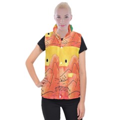 Mountains Women s Button Up Vest by snowwhitegirl