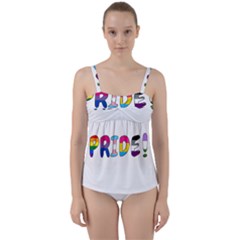 Pride Twist Front Tankini Set by Valentinaart