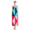 Geometric Pattern Design Angles Button Up Chiffon Maxi Dress View1