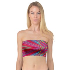 Burst Radiate Glow Vivid Colorful Bandeau Top by Nexatart