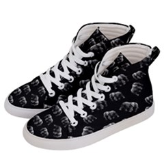 Elephant Pattern Men s Hi-top Skate Sneakers by Valentinaart