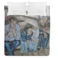 The Nobodies Duvet Cover Double Side (queen Size) by redmaidenart