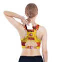 Football World Cup Sports Bra With Pocket View2