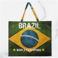 Football World Cup Zipper Large Tote Bag by Valentinaart