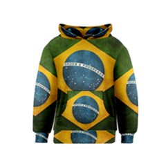 Football World Cup Kids  Pullover Hoodie by Valentinaart