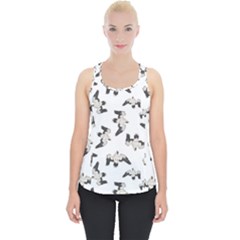 Birds Pattern Photo Collage Piece Up Tank Top by dflcprints