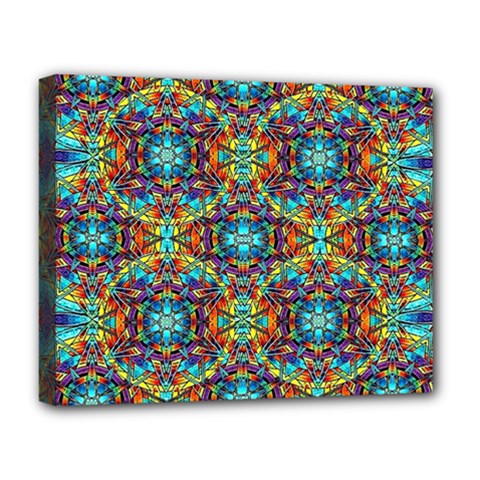 Pattern-16 Deluxe Canvas 20  X 16   by ArtworkByPatrick