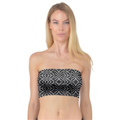 Black And White Tribal Print Bandeau Top by dflcprints