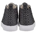 Black And White Tribal Print Kid s Mid-Top Canvas Sneakers View4