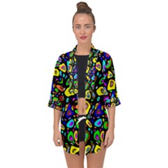 Artwork By Patrick-pattern-30 Open Front Chiffon Kimono by ArtworkByPatrick