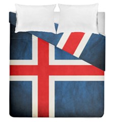 Iceland Flag Duvet Cover Double Side (queen Size) by Valentinaart