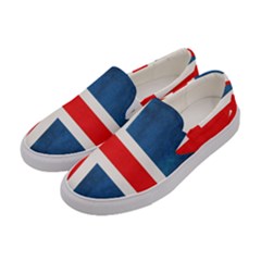 Iceland Flag Women s Canvas Slip Ons by Valentinaart