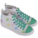 Easter Pattern Women s Mid-Top Canvas Sneakers View3