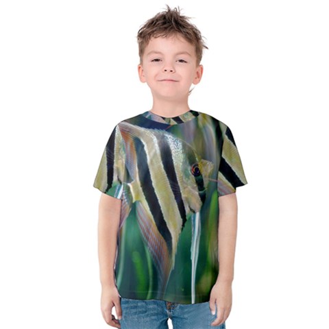 Angelfish 1 Kids  Cotton Tee by trendistuff