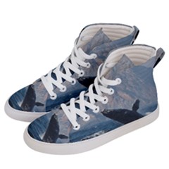 Humpback 1 Men s Hi-top Skate Sneakers by trendistuff