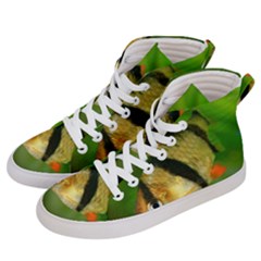 Tiger Barb Men s Hi-top Skate Sneakers by trendistuff