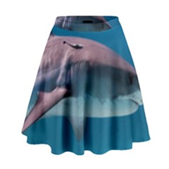 Tiger Shark 1 High Waist Skirt by trendistuff